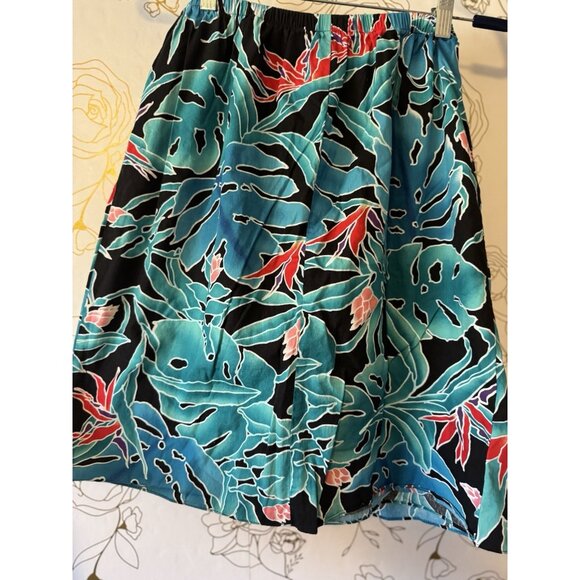Hilo Hattie Skirt  Hawaiian Women’s Size Large  Wrap Tie Beach Luau Vintage  055 - Picture 4 of 6